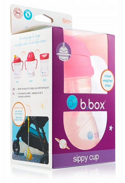 B.Box innowacyjny kubek Bidon obciążoną słomką 240ml bbox