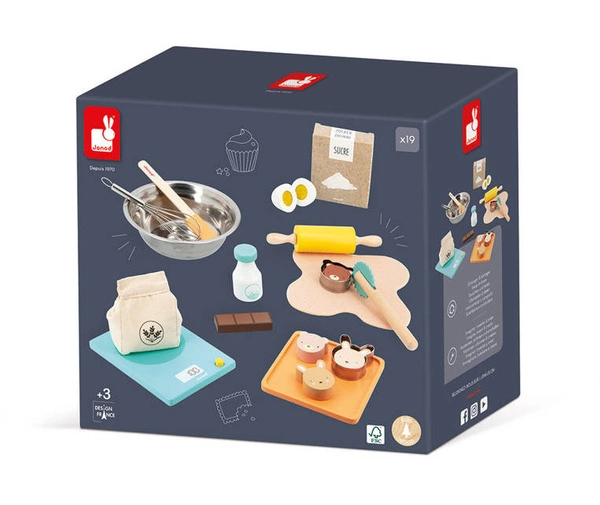 Janod - Zestaw warsztat cukierniczy 3+