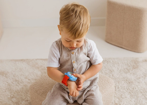 DUMEL ZEGAREK MALUCHA KOTEK nauka dla dzieci regulowany piosenki mówi PL