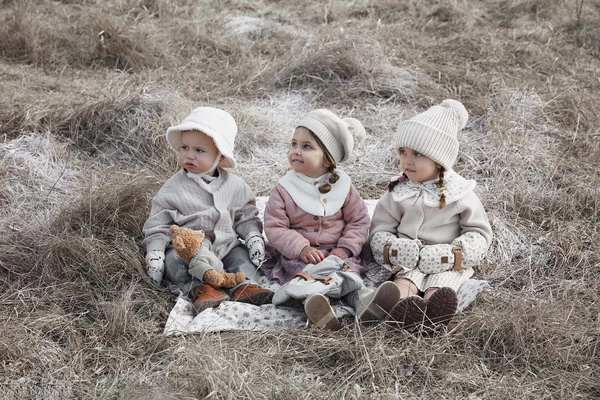 Elodie Details - Beret - Creamy White 6-12 m-cy