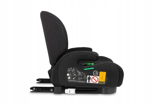CARETERO Fotelik Samochodowy IRBIS i-Size Black ISOFIX 125–150 cm