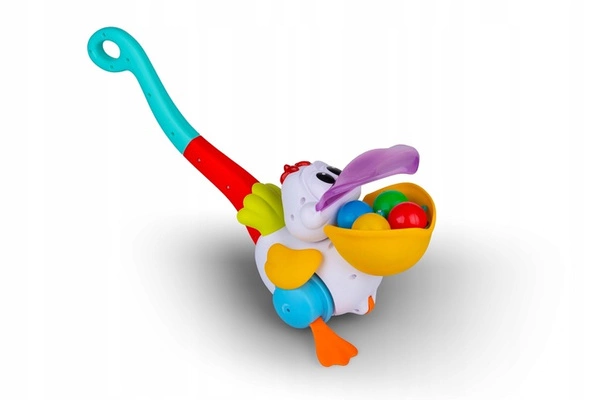 DUMEL Piłeczkowy Pelikan pchacz mówi śpiewa PL