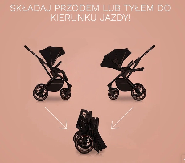Cavoe Axo Style 2w1 wózek spacerowy do 22kg gondola