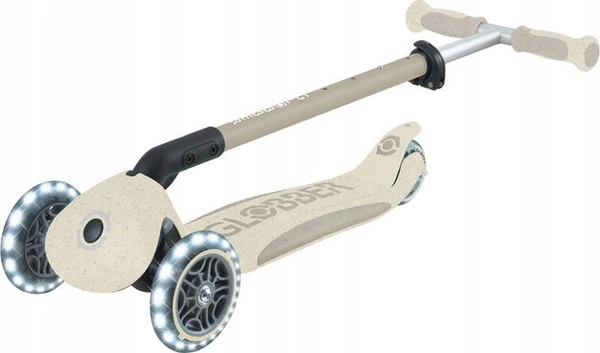 GLOBBER GO UP DELUXE LIGHTS ECOLOGIC hulajnoga z siedziskiem jeździk LED