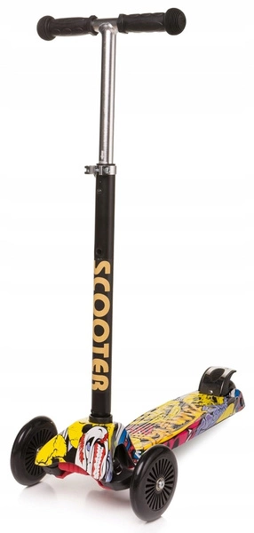 4BABY MINI SCOOTER hulajnoga trójkołowa balansowa LED 50kg