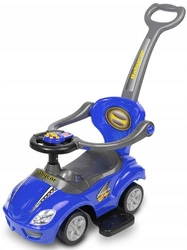 TOYZ jeździk pchacz chodzik 3w1 autko samochodzik z rączką niebieski