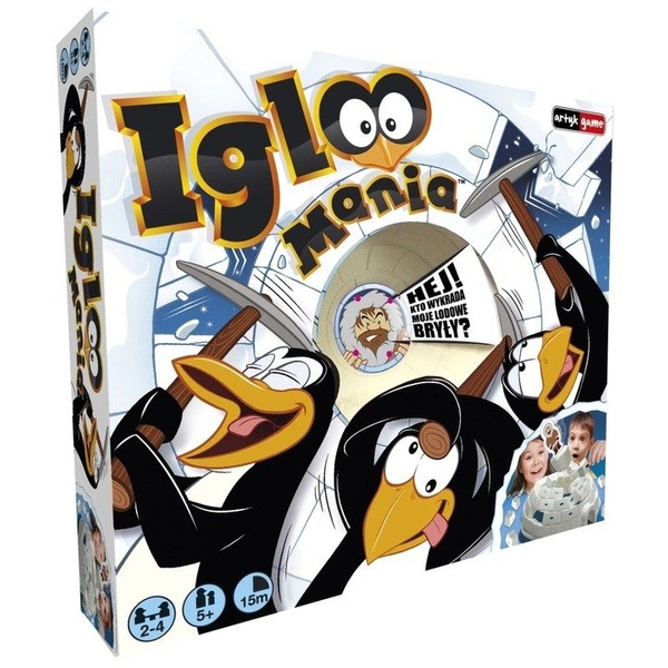 ARTYK Gra Zręcznoścowa IGLOOMANIA Pingwiny Iglo 5+