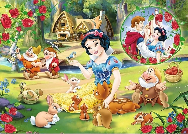 TREFL Disney Princess Puzzle Marzenie o miłości 200el Układanka 13204 7+