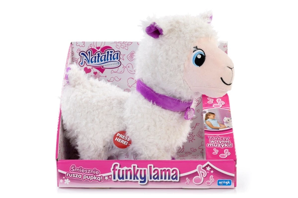 NATALIA Interaktywna Funky Lama tańcząca maskotka