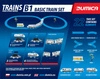 DUMICA kolejka pociąg zestaw 22 el. Basic Train Set B1-K