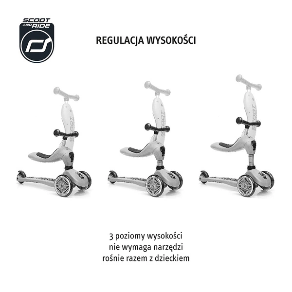 SCOOT AND RIDE HIGHWAYKICK 1 LIFESTYLE jeździk 2W1 hulajnoga