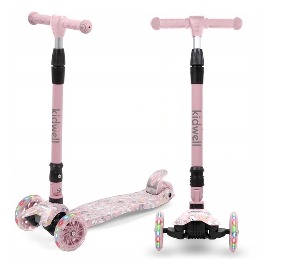 KIDWELL Vento hulajnoga trójkołowa balansowa LED