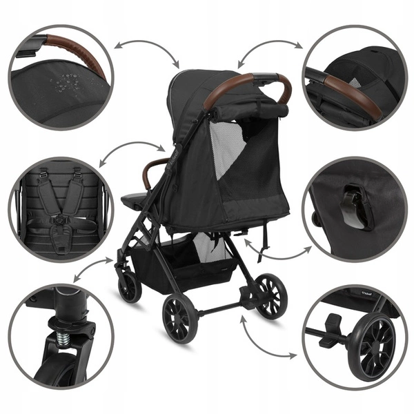 KIDWELL COLMER wózek spacerowy spacerówka kompaktowy DO 22 KG