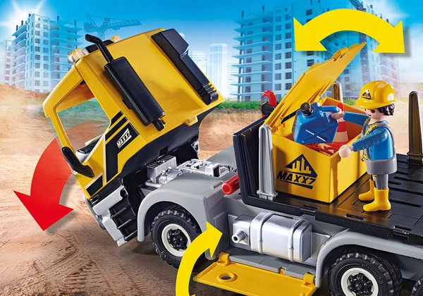 Playmobil 70444 Samochód ciężarowy z wymiennym nadwoziem