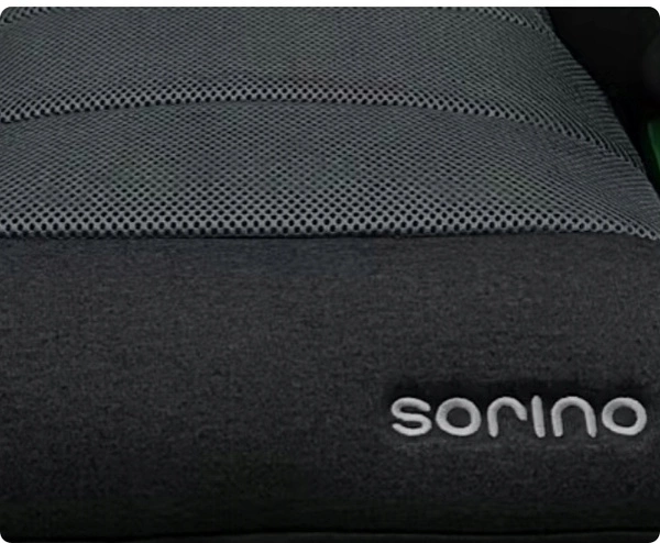 SORINO ERIS Fotelik BOOSTER Podstawka siedzisko ISOFIX czarna 125-150 cm