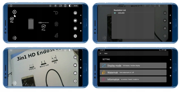 Endoskop Kamera Inspekcyjna 5M ANDROID USB-C HARD