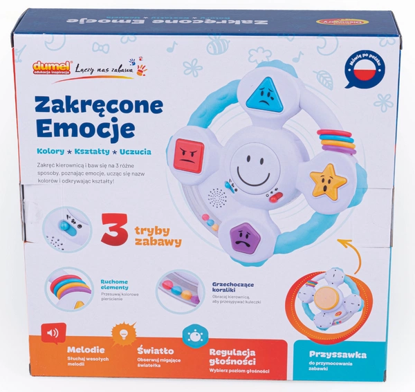 Dumel Zakręcone Emocje kierownica kolory 6m+
