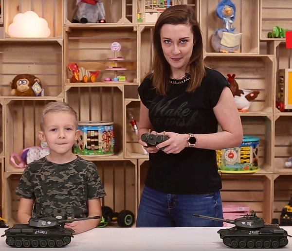 CZOŁG RUDY 102 Sterowany duży czołg walczące czołgi R/C