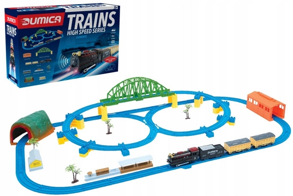 DUMICA Kolejka zestaw torów DELUXE D3 62el DU20333