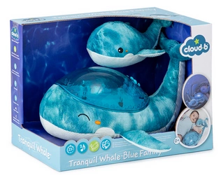 Cloud B Lampka nocna projektor Wieloryb