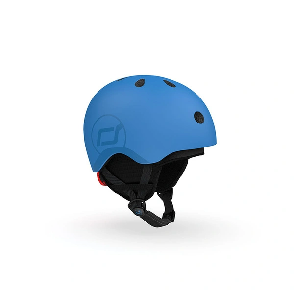 SCOOT AND RIDE kask narciarski S-M dla dzieci regulacja dziecięcy LED Ocean