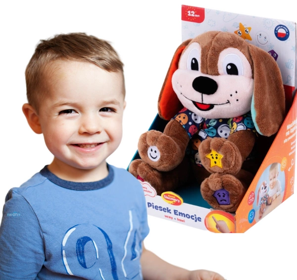 DUMEL edukacyjny PIESEK EMOCJE mówi pl 12m+
