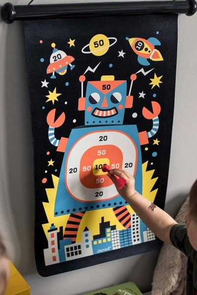 Janod – Magnetyczna gra w rzutki Roboty