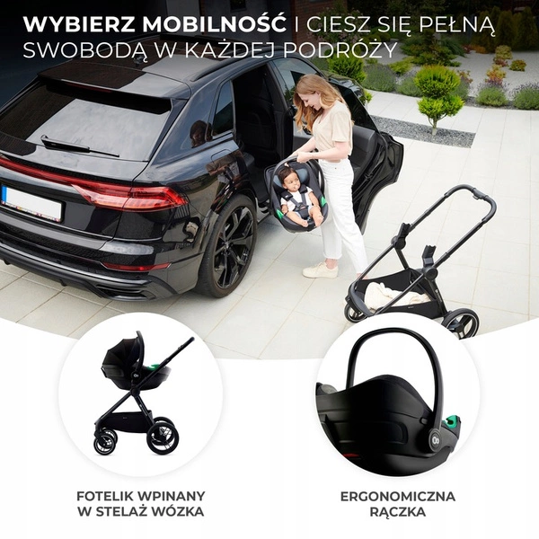 Kinderkraft I-CARE Fotelik samochodowy 40-87 i-Size 0-13 kg ISOFIX