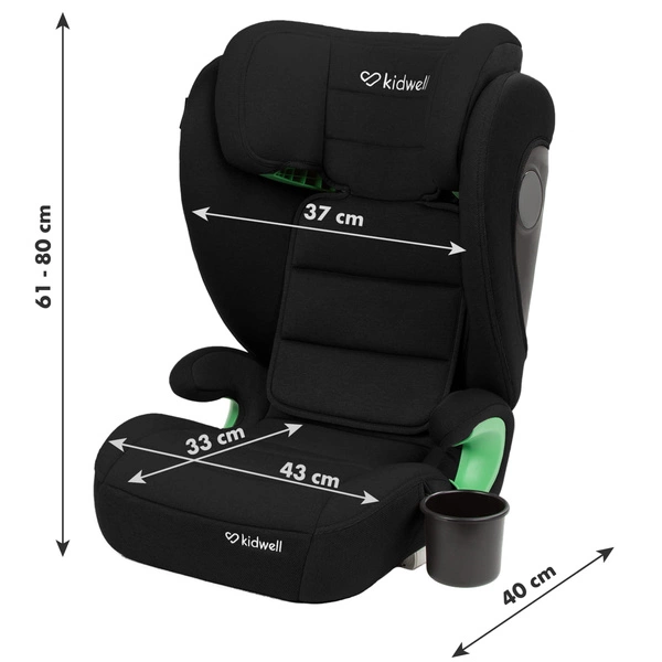 KIDWELL WESTON Fotelik samochodowy i-Size 100-150 15-36 kg isofix