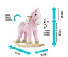  Milly Mally Koń na biegunach Pony Pink 