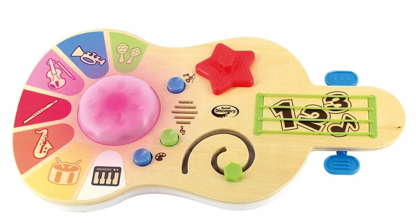 DUMEL Gitara Świat Dźwięków drewniana dla dzieci