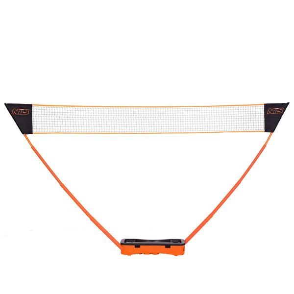NILS zestaw do gry w badmintona siatka + rakietki + lotki + walizka