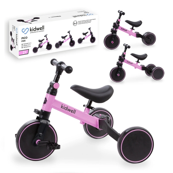ROWEREK BIEGOWY 3w1 trójkołowy pedały Kidwell PICO