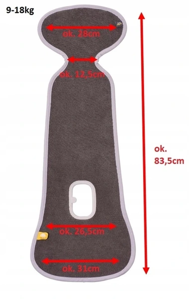 AeroMoov wkładka antypotowa na fotelik 9-18kg