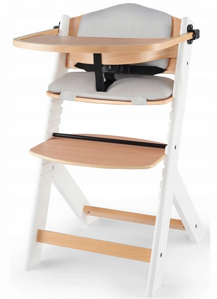 ENOCK Drewniane krzesełko do karmienia + poduszka