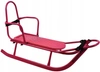 ADBOR Piccolino Sanki Metalowe z oparciem różowe