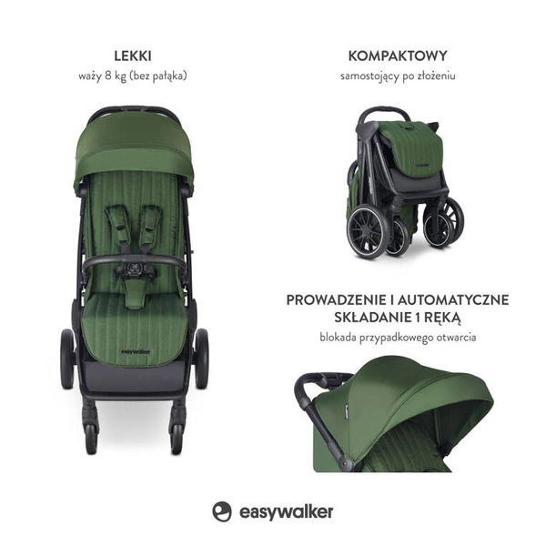 EASYWALKER Wózek Spacerowy JACKEY 2 MODEL XL spacerówka lekki