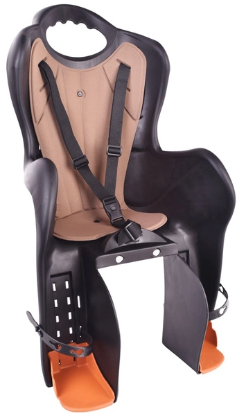 HTP Elibas clamp bezpieczny fotelik rowerowy na bagażnik