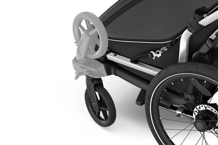 Przyczepka rowerowa dla dziecka, podwójna - Thule Chariot Sport 2 G3 - Natural Gold