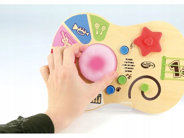 DUMEL Gitara Świat Dźwięków drewniana dla dzieci