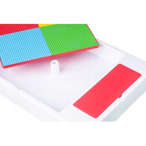 TEGGI TEGA Stolik Blat Do Klocków + 2 krzesełka multifun