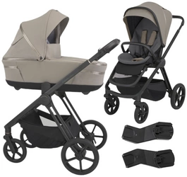 ESPIRO MILOO Wózek spacerowy spacerówka gondola 2w1 + adaptery do fotelika