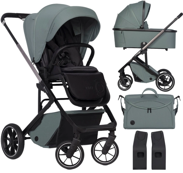 Cavoe Moi Plus 2W1 wózek spacerowy z gondolą + torba + adaptery