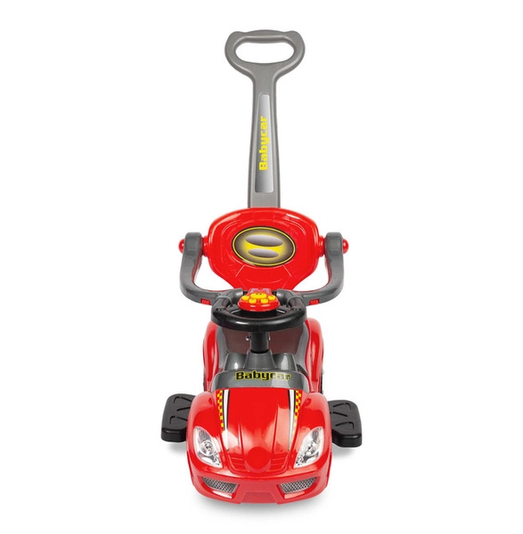 TOYZ jeździk pchacz chodzik 3w1 autko samochodzik z rączką czerwony