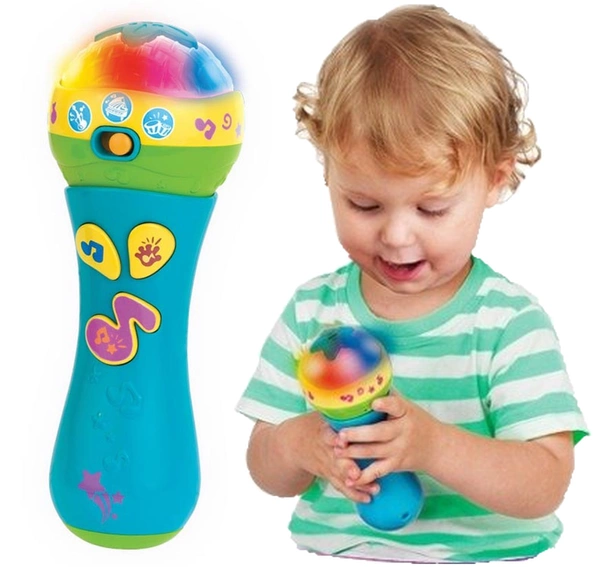 DUMEL Interaktywny Mikrofon Małego Artysty Dźwięki