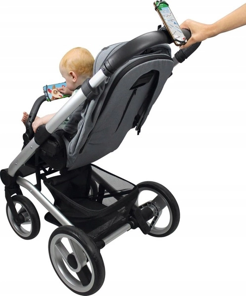 Bobike uchwyt rowerowy na telefon na smartfona do wózka Dooky czarny