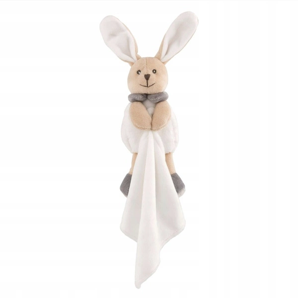 CHICCO miękki pluszowy welurowy króliczek maskotka przytulanka miły kocyk