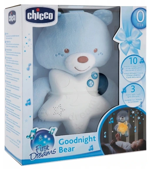 CHICCO Misie szumiący miś szumi lampka pozytywka