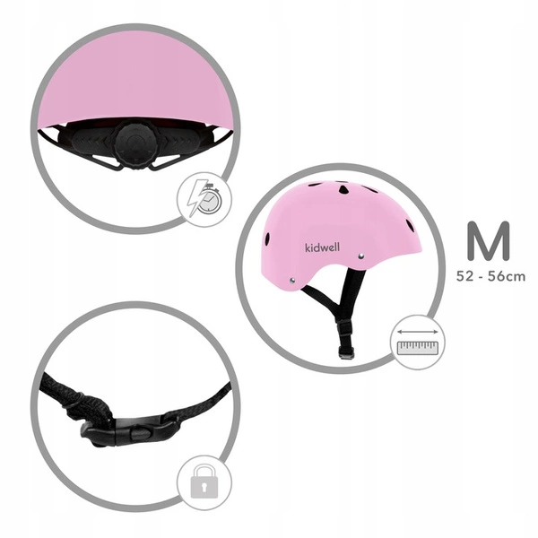 KASK Kidwell ORIX II Pink Gloss M rower hulajnoga