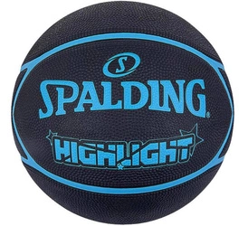 SPALDING Highlight Blue Outdoor Piłka do koszykówki 7